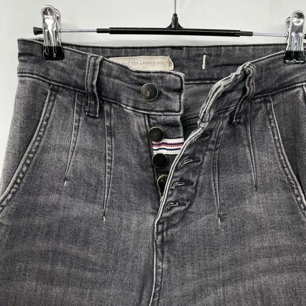 Pilcro And‎ The Letterpress Womens Size 25 Black Highrise Skinny Jeans